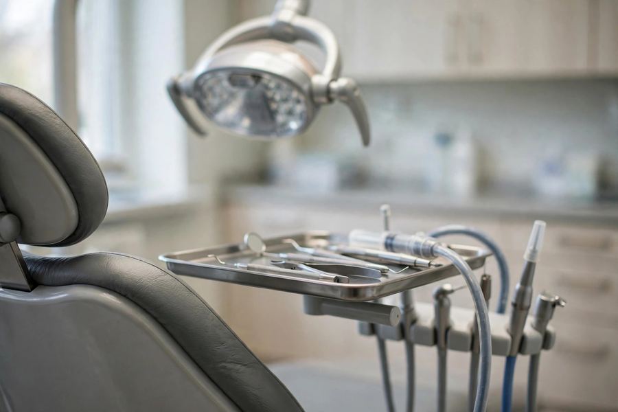 Dental chair and treatment equipment for Oral Bleeding emergency care